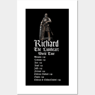 Richard The Lionheart World Tour Posters and Art